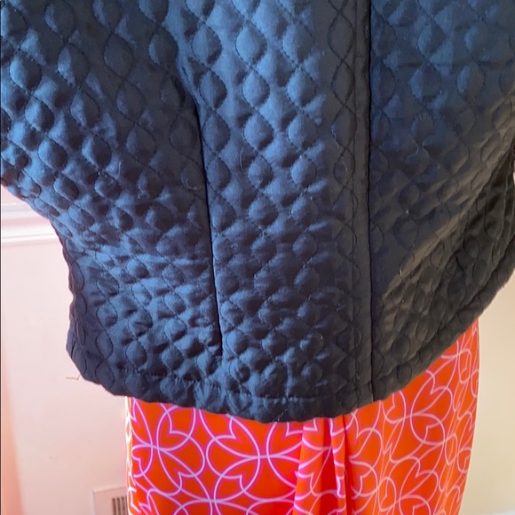 MONDI Jacket Cropped Quilted Black Vintage Size 40 - Picture 9 of 12